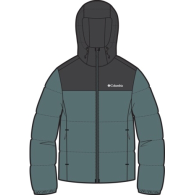 Columbia Winter Jacket Puffect with Hood (Thermarator Insulation, waterproof) metal blue Men